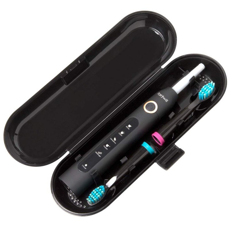 Nincha Plastic Electric Toothbrush Travel Case for Fairywill/TEETHEORY/Seago/Dnsly Series Sonic Electric Toothbrush, Black - Image 1
